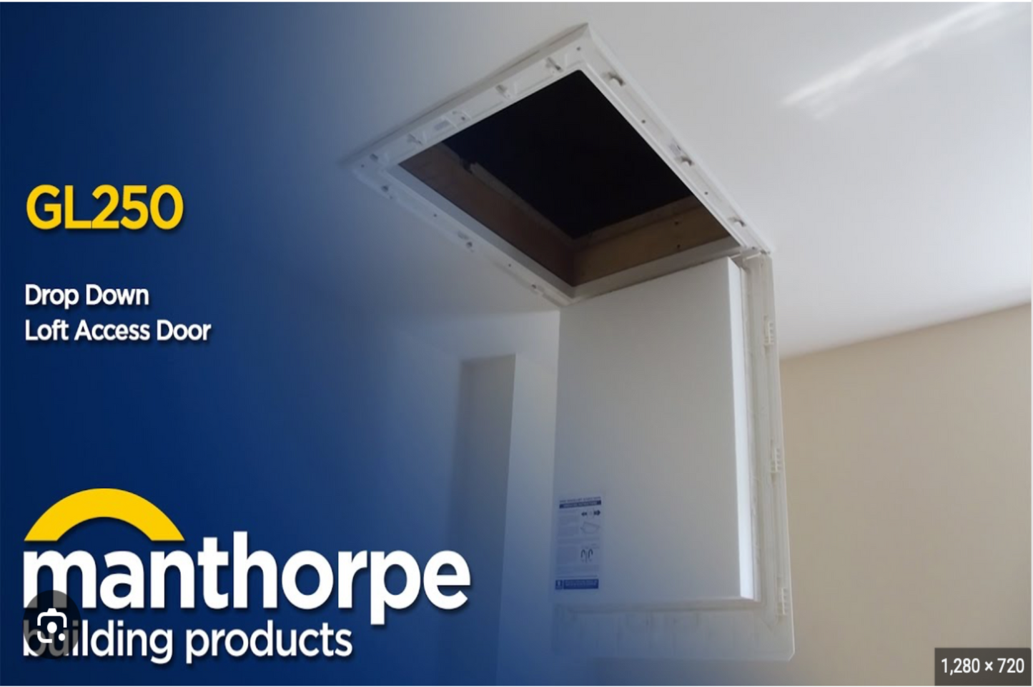 Manthorpe GL250-03 Insulated loft door